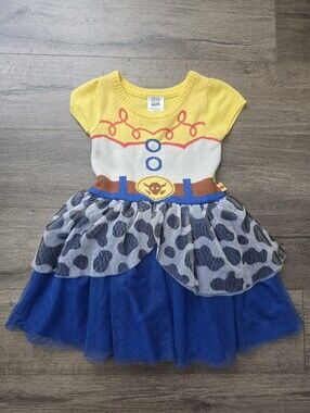 Toy Story Disney Pixar Girls Dress Costume Jessie Taylor Swift Size 5T